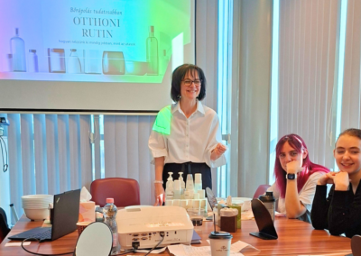 Női wellbeing program cégeknek a bőrápolásról Dévényi Klára kozmetikussal, rutin mentorral